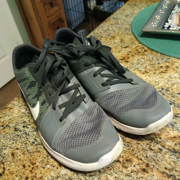 Nike FS Lite TR (807113-007) Gray Green,and White Athletic Shoes Men 10 Trainers main image 7